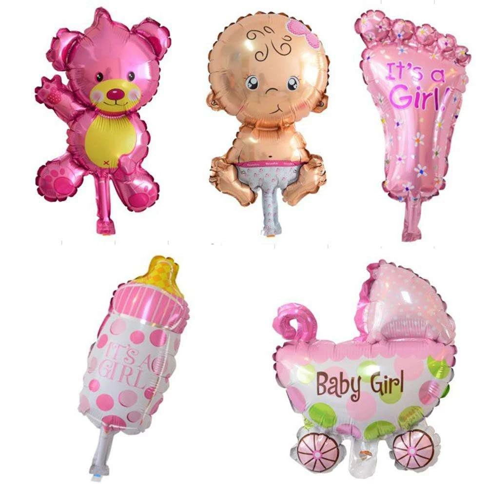 10 Inch Foil Balloon l Mini Baby Birthday Party Decoration Balloon (Captain Bear Design) for Event & Celebration
