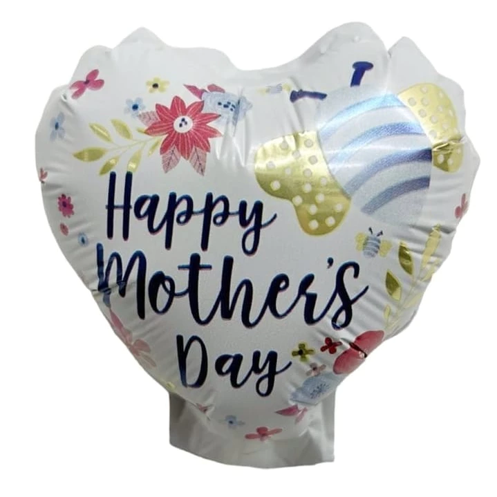 4 Inch Foil Balloon l Happy Mother's Day Decoration Balloon for Mother's Day Party, Event & Gift Styling
