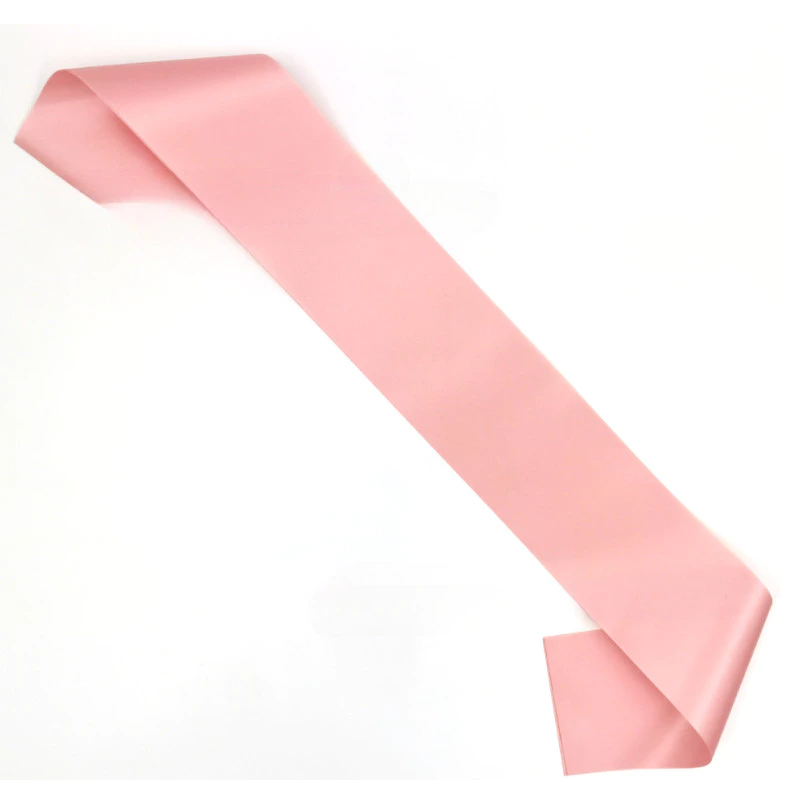 Blank Satin Ribbon Sash l Customizable Birthday, Party & Ceremony Sash for Decoration, Events & Special Occasions